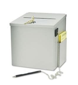 Buddy Products: Buddy Products Steel Suggestion Box, 8 x 9.75 